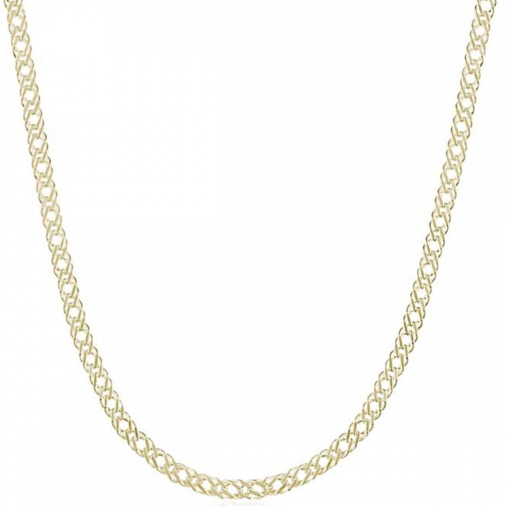 Mens Necklace Silver Gold 3015