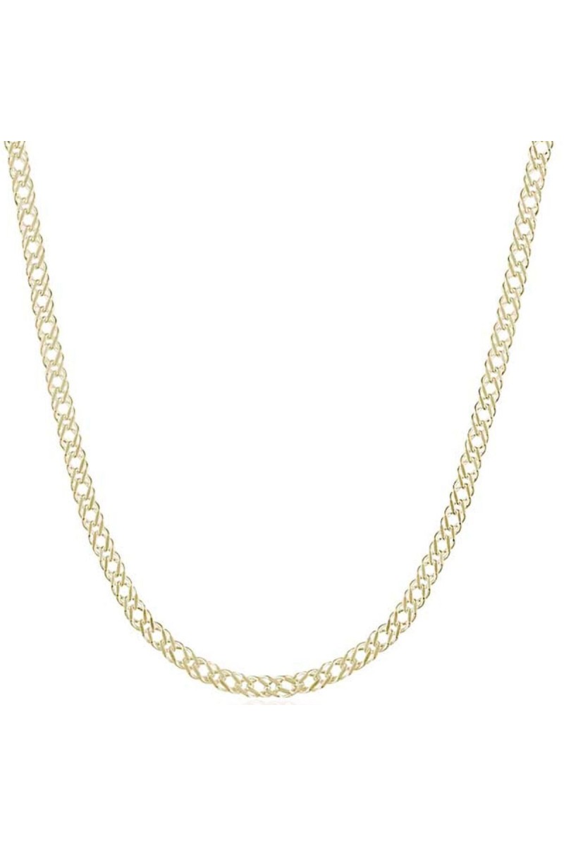 Mens Necklace - Silver - Gold - 3015