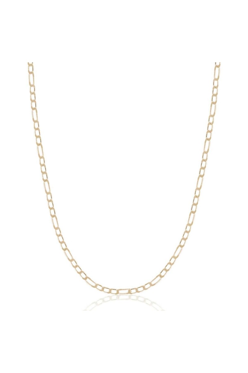 Mens Necklace - Silver - Gold - 3025