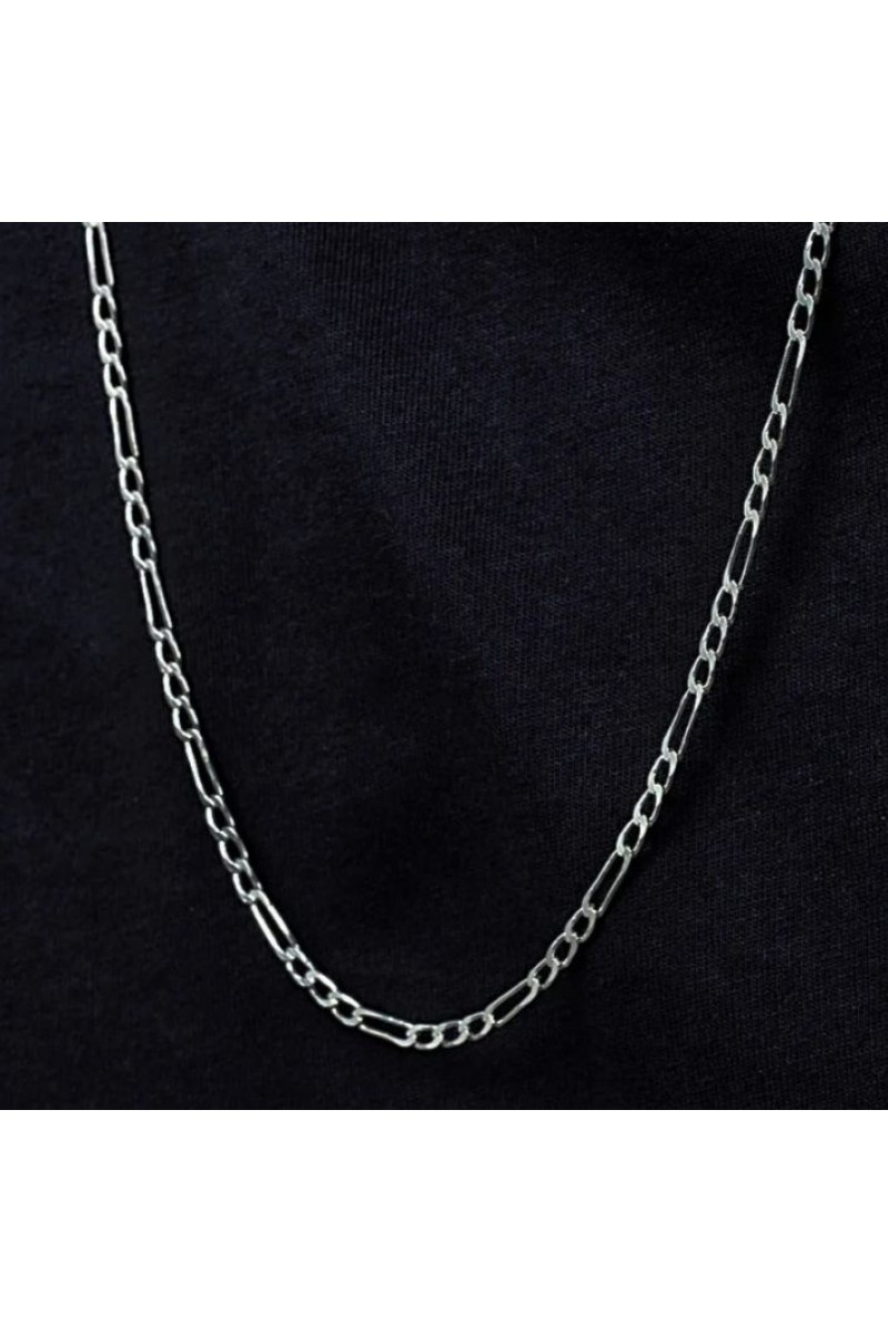 Mens Necklace - Silver - 3025