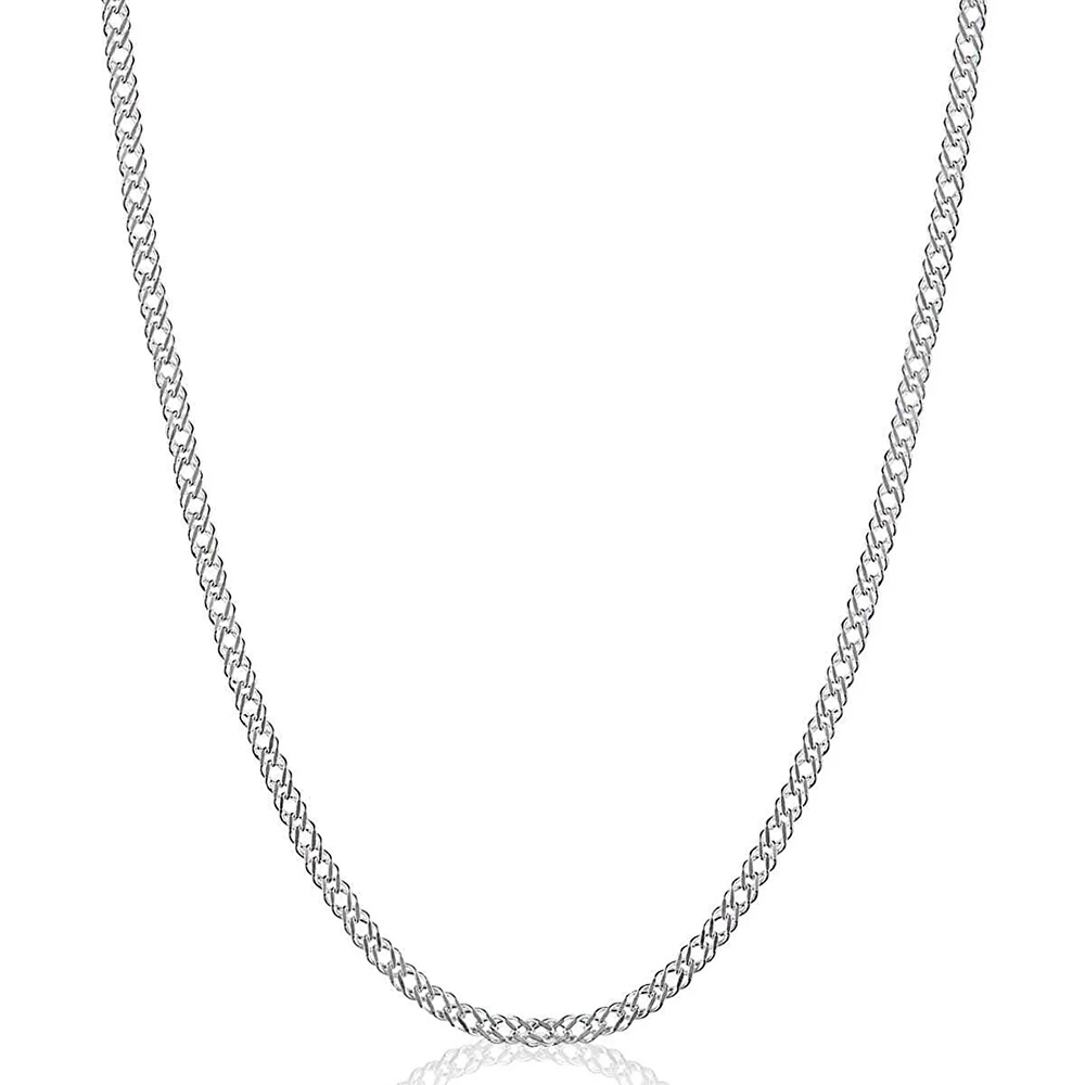 Mens Necklace - Silver - 3082