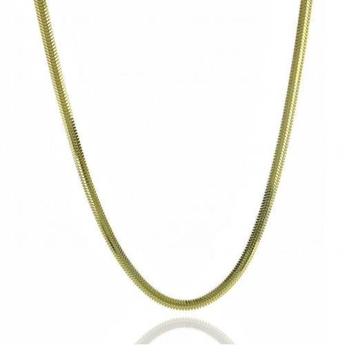 Mens Necklace - Silver Gold - 02
