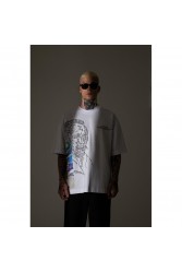Unisex Oversized T-shirt - White - VAN GOGH