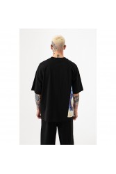 Unisex Oversized T-shirt  - Black - VAN GOGH