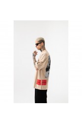 Unisex Oversized T-shirt  - Beige