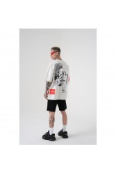 Unisex Oversized T-shirt  - Gray - 2