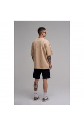 Unisex Oversized T-shirt - Beige - Duck