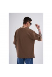 Unisex Oversized T-shirt - Brown - Disorder