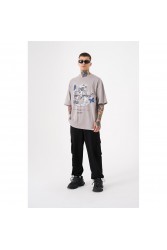 Unisex Oversized T-shirt - Ice Gray - Free Spirit