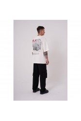 Unisex Oversized T-shirt - Ecru - Platon