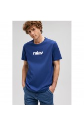 Mens T-shirt - Dark Blue - Miav