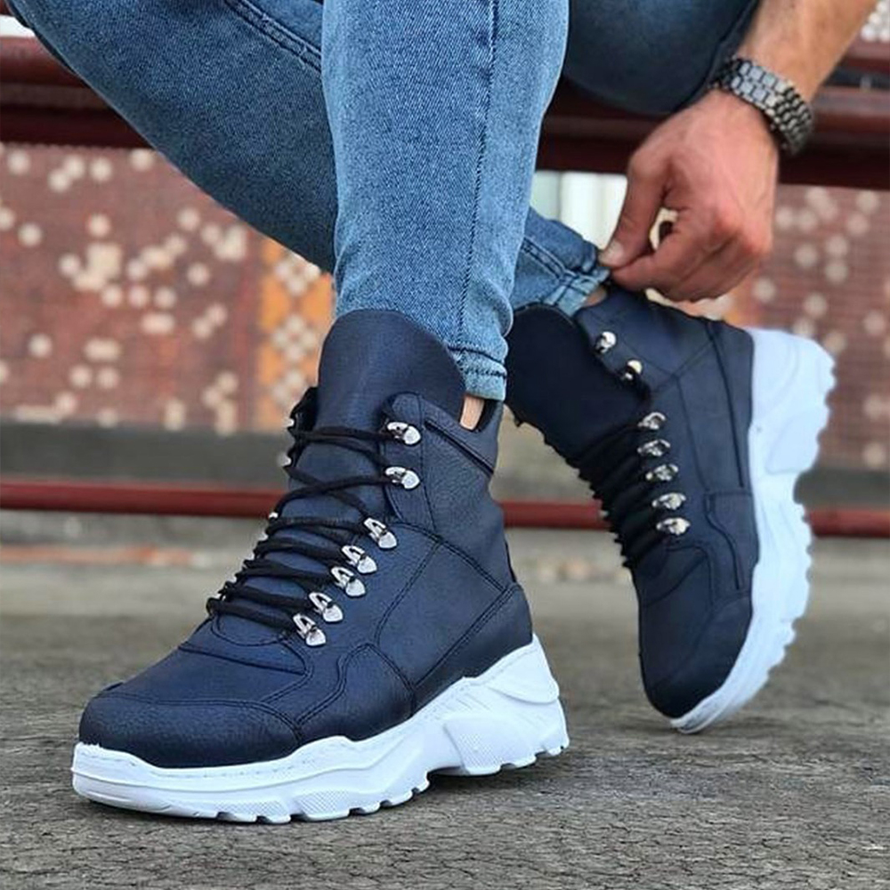 Mens Boots - Dark Blue - 07