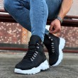 Men’s Boots - Black White - 07