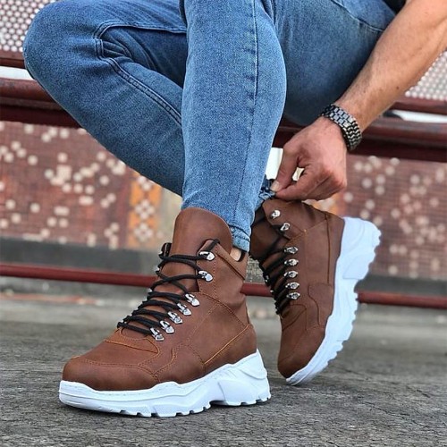 Men’s Boots - Tan - 07