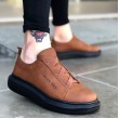 Mens Sneakers - Black Tan - 0134