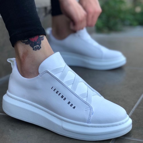 Mens Sneakers - White - 0134