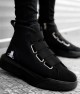 Mens High Top Sneakers - Black - 0142