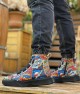 Mens High Top Sneakers - Popart Painted - 0142