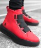 Mens High Top Sneakers - Red - 0142
