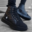 Mens High Top Sneakers - Black - 0159