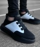 Mens Sneakers - Black White - 0160 - 3