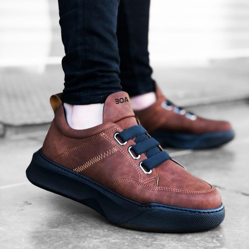 Mens Sneakers - Tan - 0160