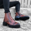 Mens Boots - Tan - 0187