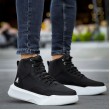 Mens Boots - Black White - 0192