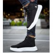 Mens Boots - Black White - 0192
