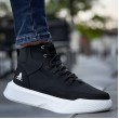 Mens Boots - Black White - 0192