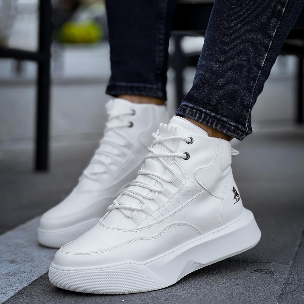 Mens Boots - White - 0192
