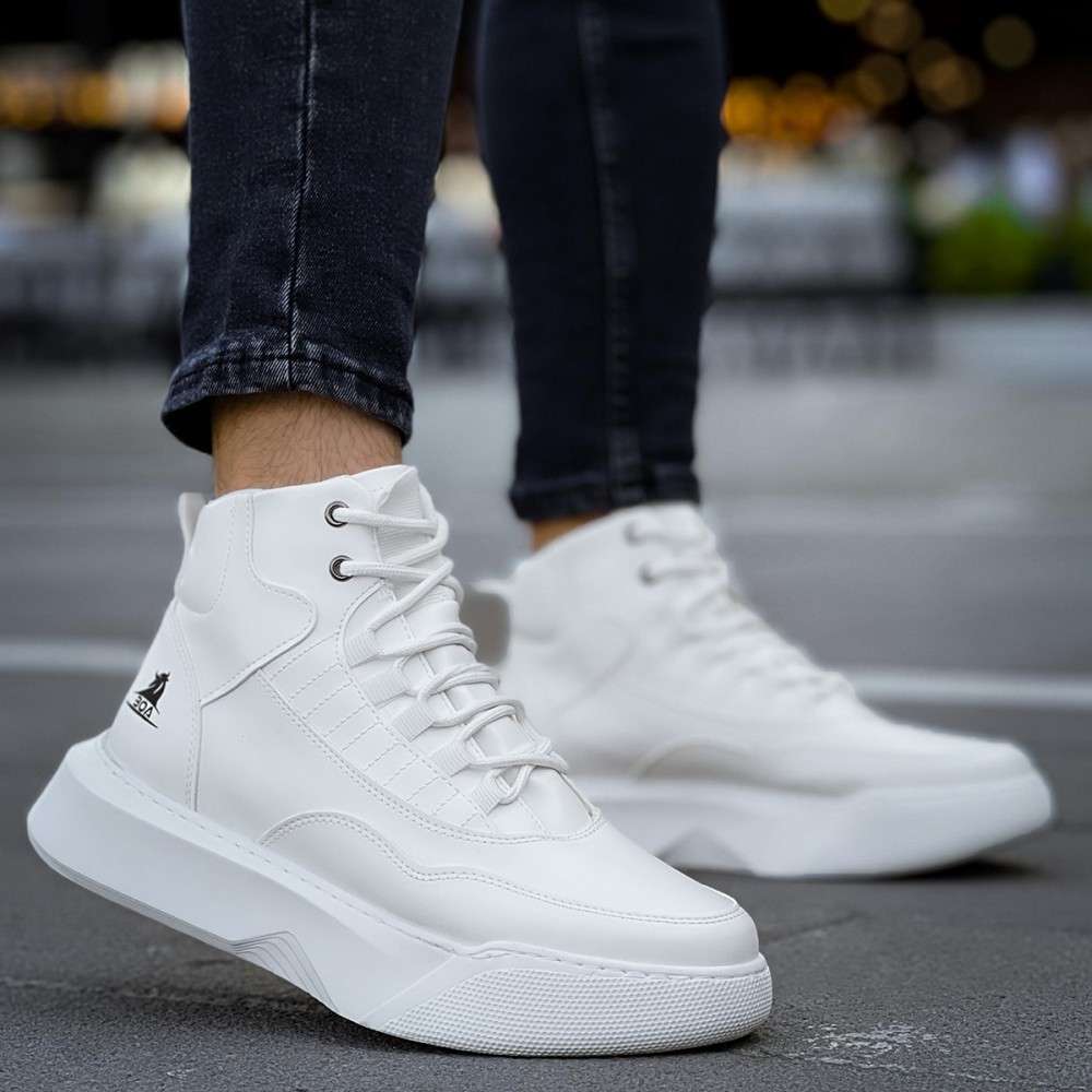 Mens Boots - White - 0192