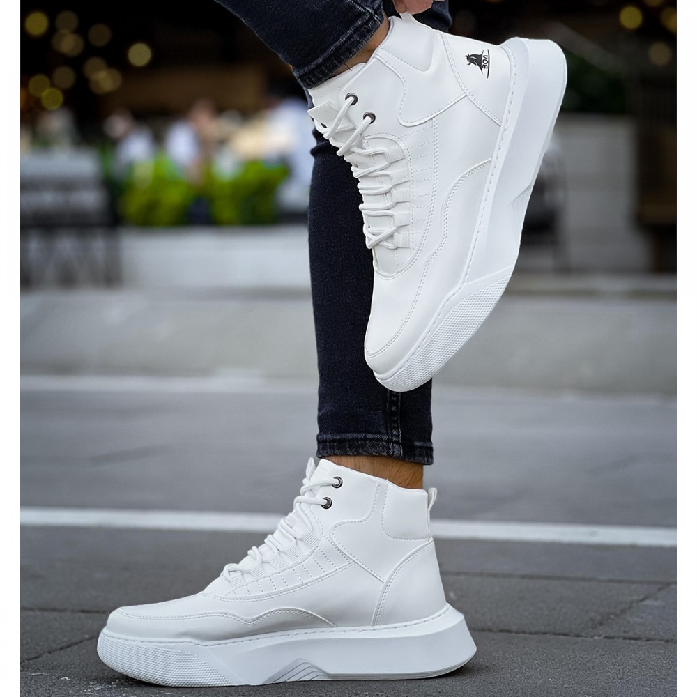 Mens Boots - White - 0192