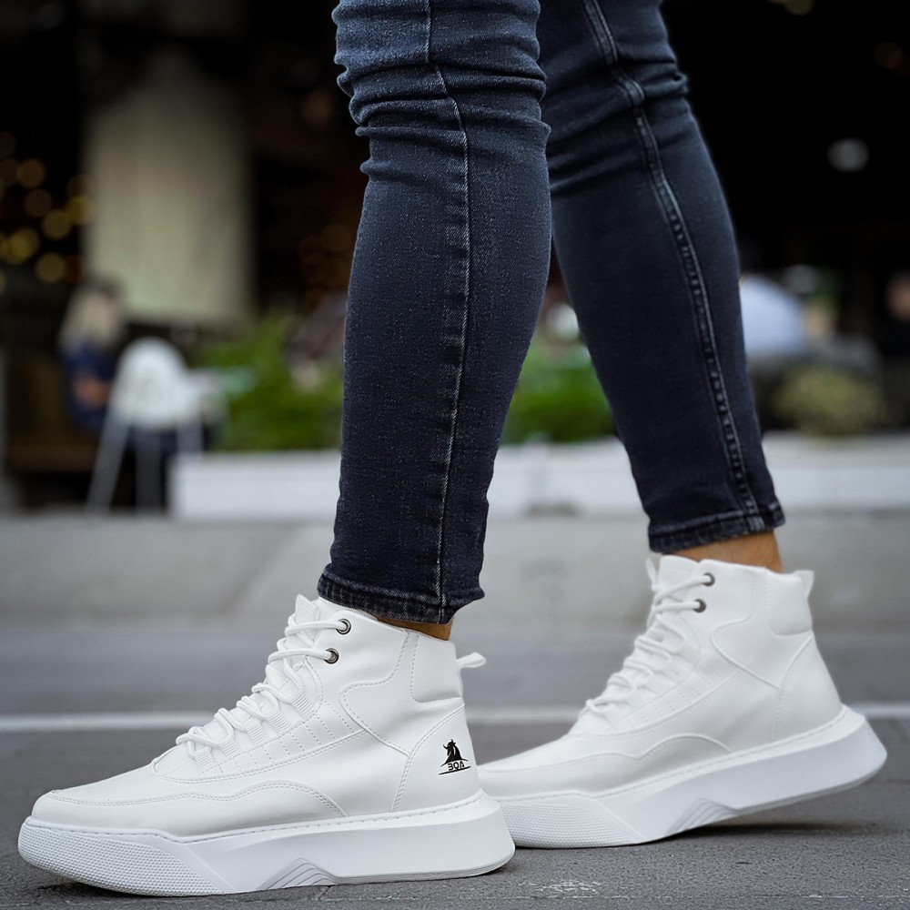 Mens Boots - White - 0192