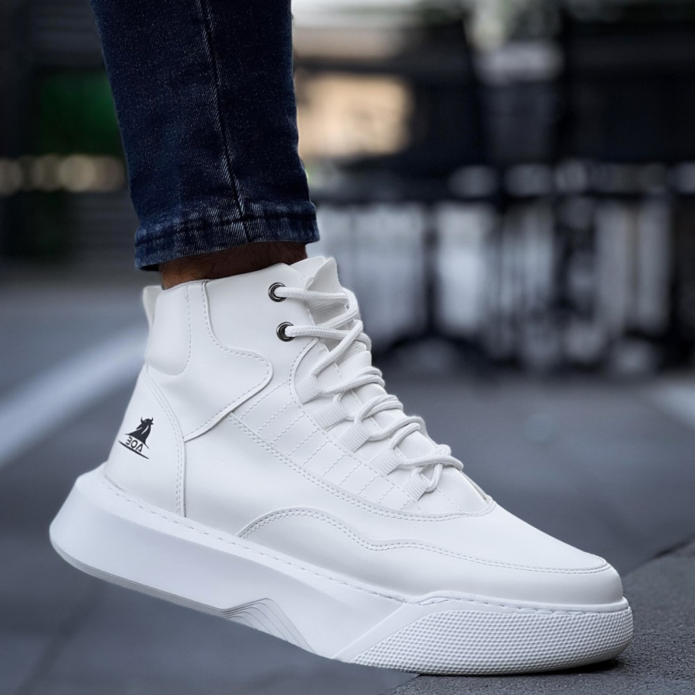 Mens Boots - White - 0192