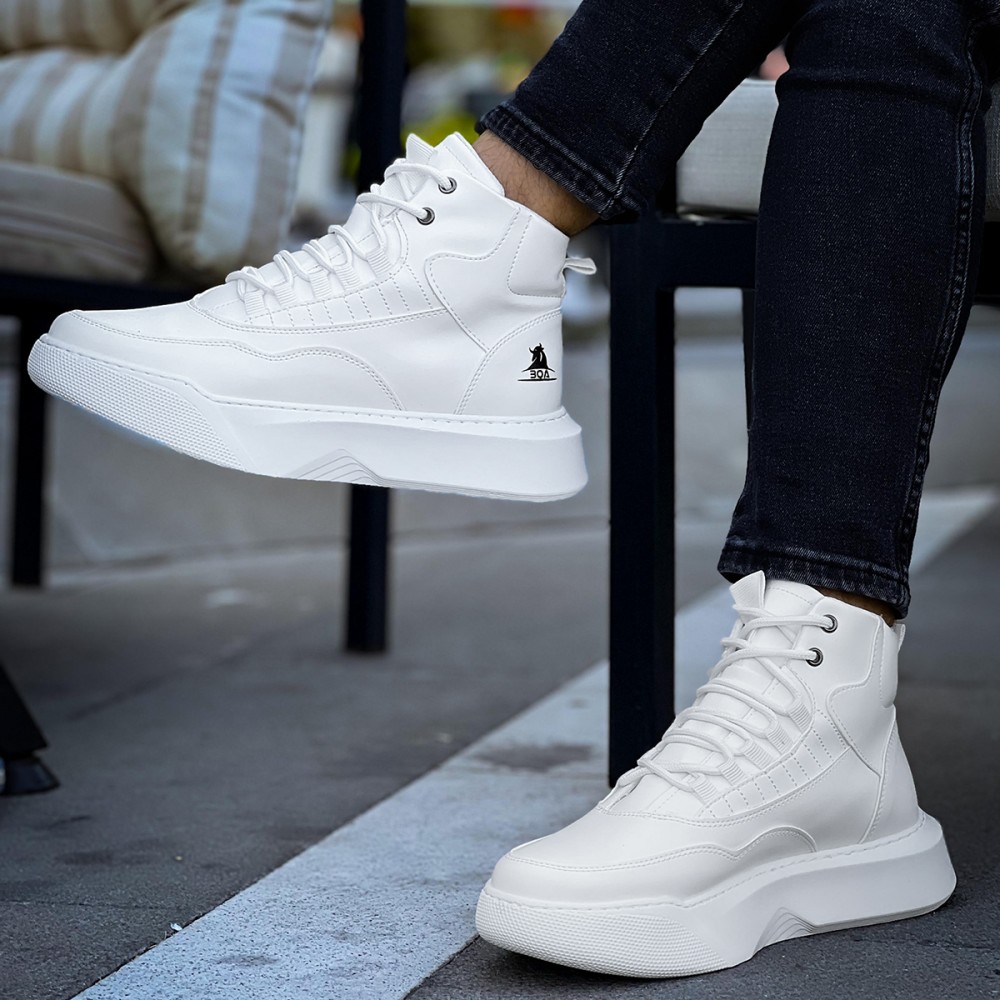 Mens Boots - White - 0192