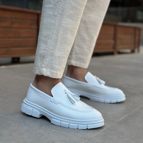 Mens Loafer - White - 0240