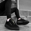 Mens Sneakers - Black Suede - 0310