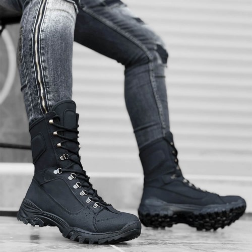 Mens Boots - Black - 0605
