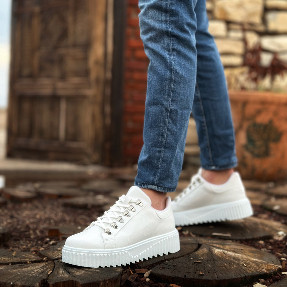 Mens Sneakers - White - 505