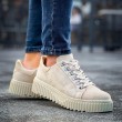 Mens Sneakers - Beige Suede - 505