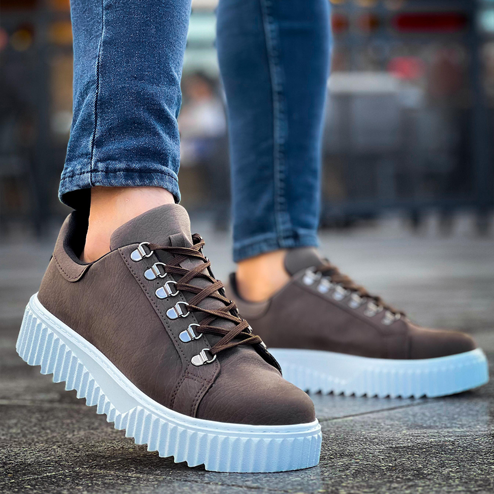 Mens Sneakers - Brown - 505