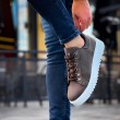 Mens Sneakers - Brown - 505