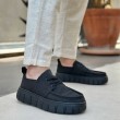 Mens Casual Shoes - Black - 676