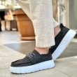 Mens Casual Shoes - Gray - 676