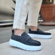 Mens Casual Shoes - Gray - 676