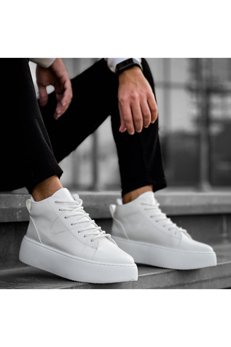 Mens Boots - White - LE10