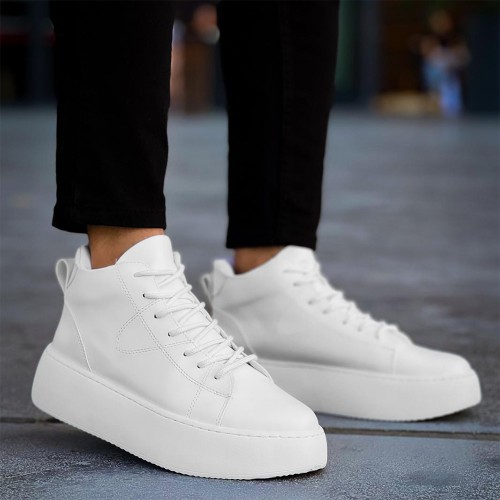 Mens Boots - White - LE10