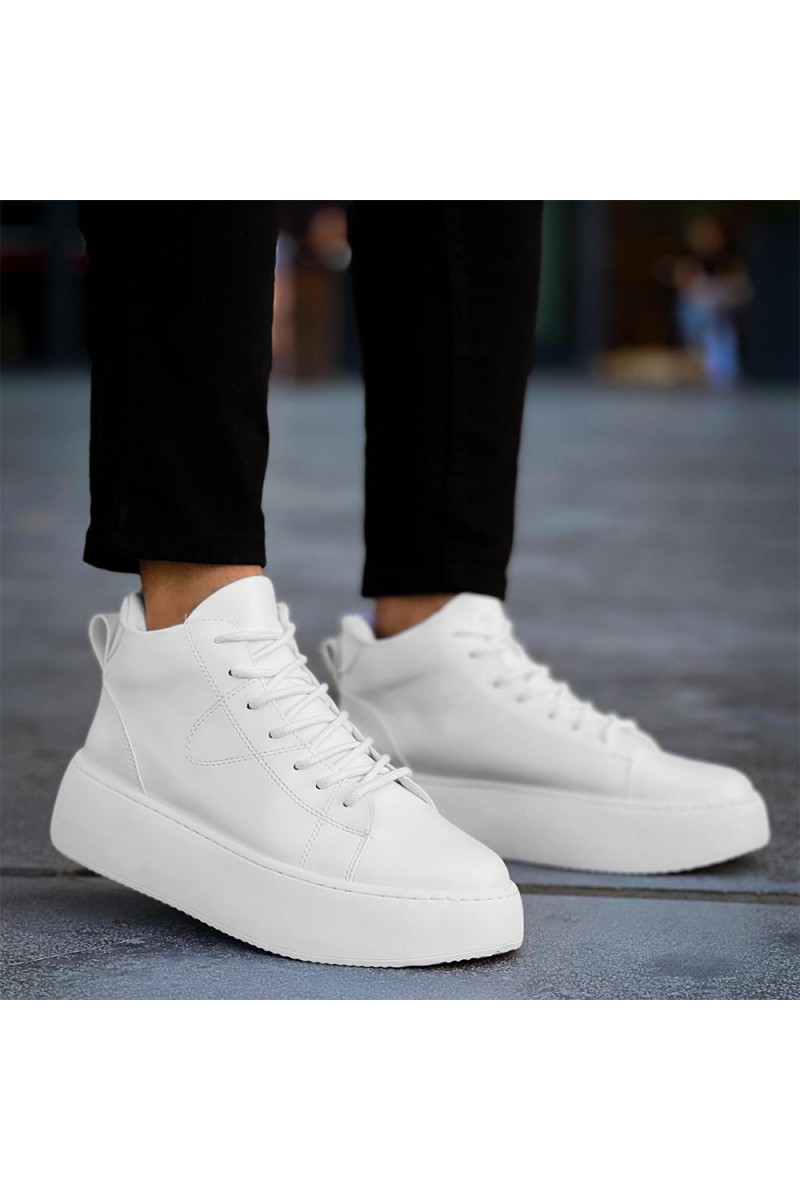 Mens Boots - White - LE10