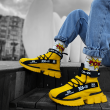Mens Sneakers - Yellow - Agron